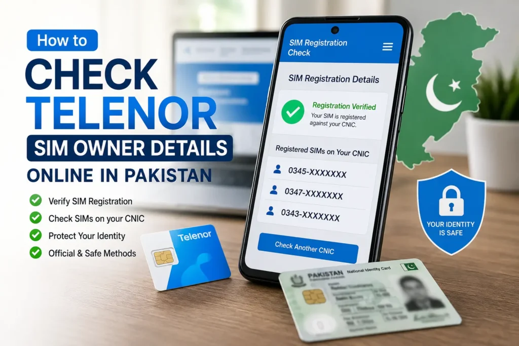 Check Your Telenor SIM Owner Details