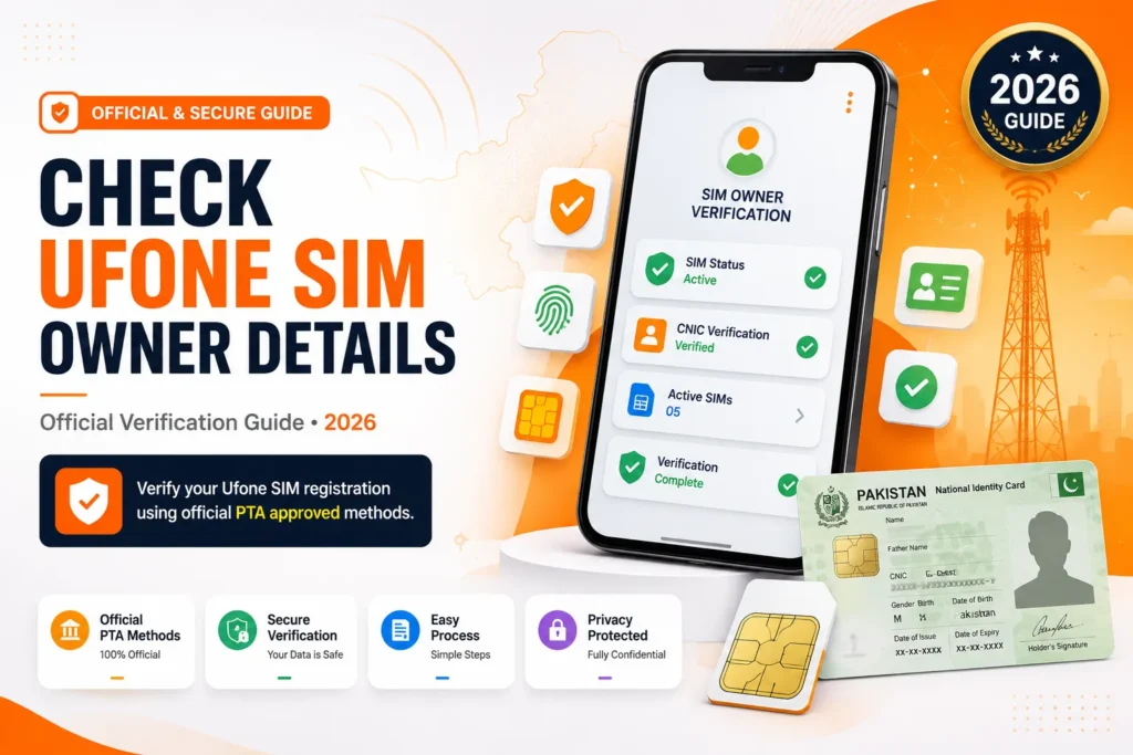 Check Ufone SIM Owner Details Online 
