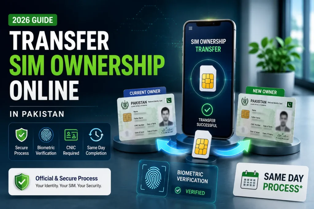 transfer sim ownerhsip online