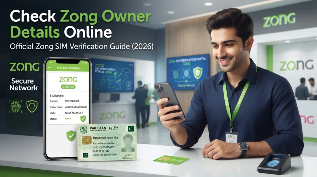 Check Zong Owner Details Online