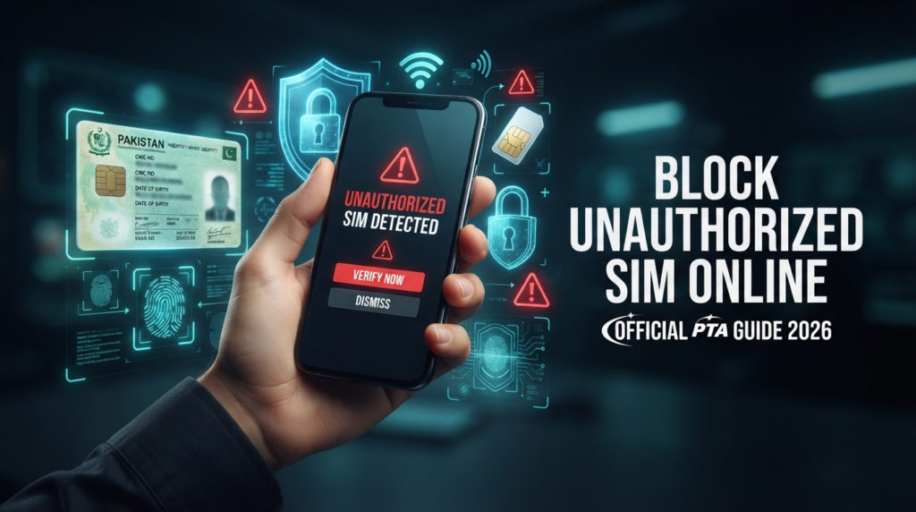 How to Block Unauthorized SIM Online in Pakistan 