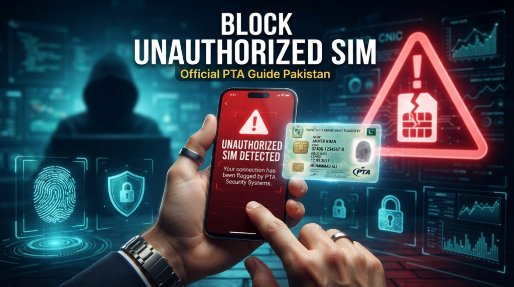 How to Block Unauthorized SIM Online in Pakistan 