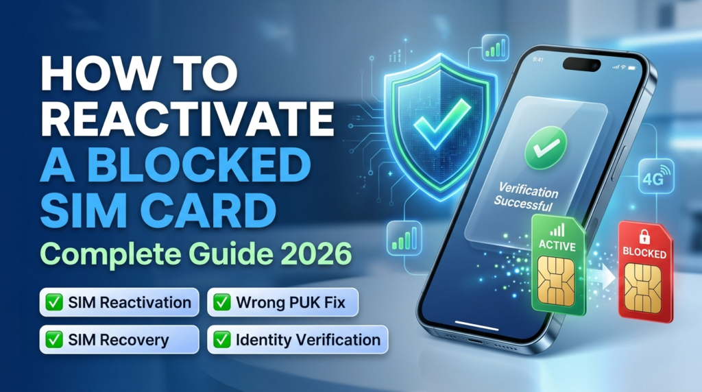 How to Reactivate a SIM Blocked