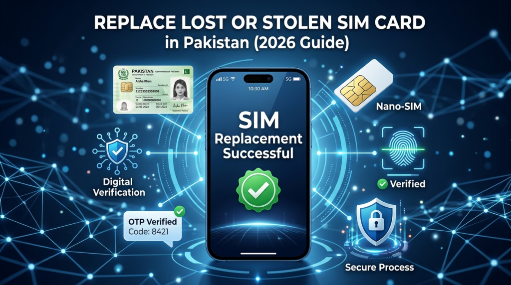 How to Replace a Lost or Stolen SIM Card in Pakistan