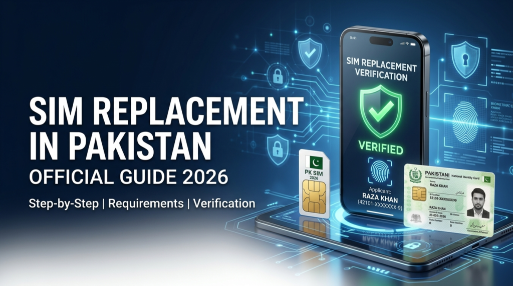 How to Replace a Lost or Stolen SIM Card in Pakistan