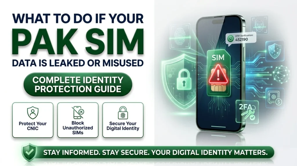 What to Do If Your Pak SIM Data Is Leaked or Misused 
