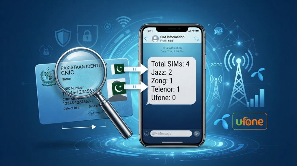 How Many SIMs on My CNIC Check Online