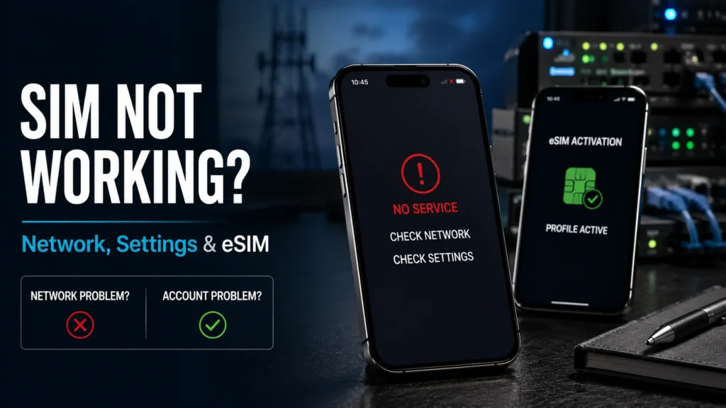 SIM Card Not Working? 17 Causes & Quick Fixes