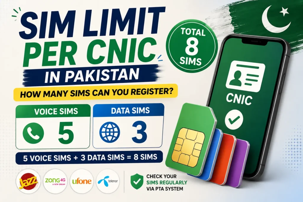 PTA SIM Limit: How Many SIMs Can One CNIC Have?