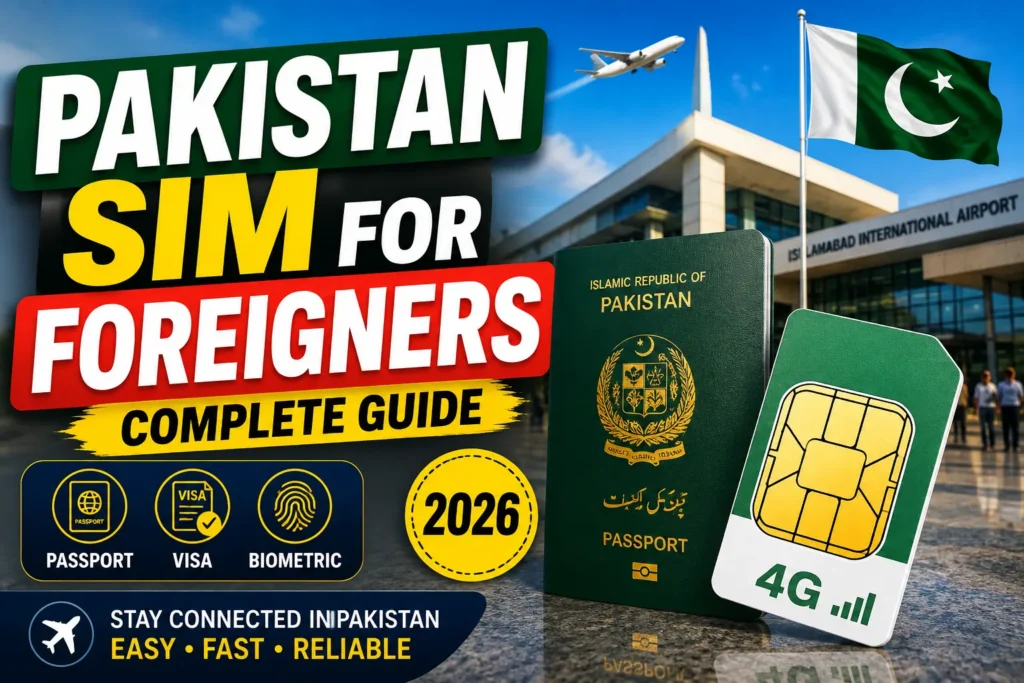 How to Get a Pakistan SIM Card as a Foreigner