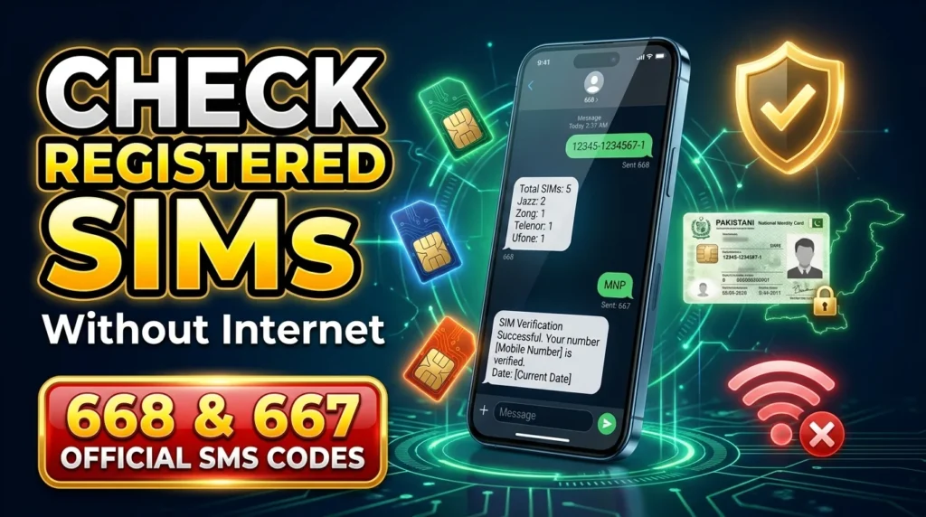 All Mobile Network Secrets: Check SIM Owner Numbers Without Using Internet (668 & 667 Code)