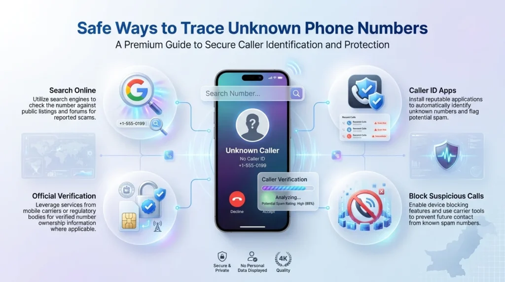 How to Trace Unknown Phone Numbers in Pakistan Safely