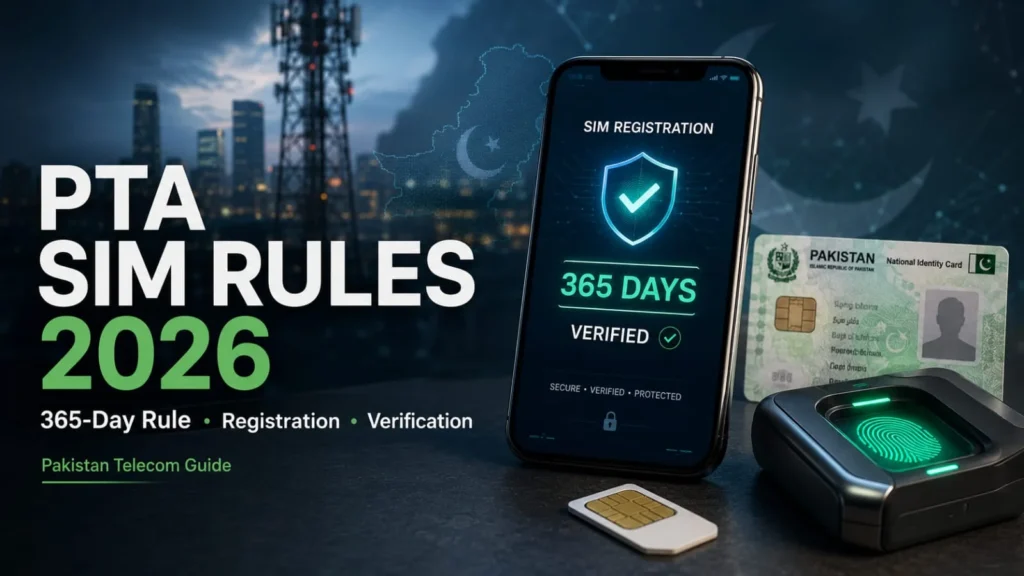 PTA SIM Rules 2026: New Changes, SIM Limits, Registration & Verification Guide