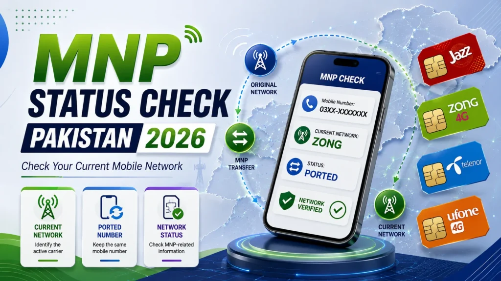MNP Status Check Pakistan 2026 – How to Check Your Current Mobile Network