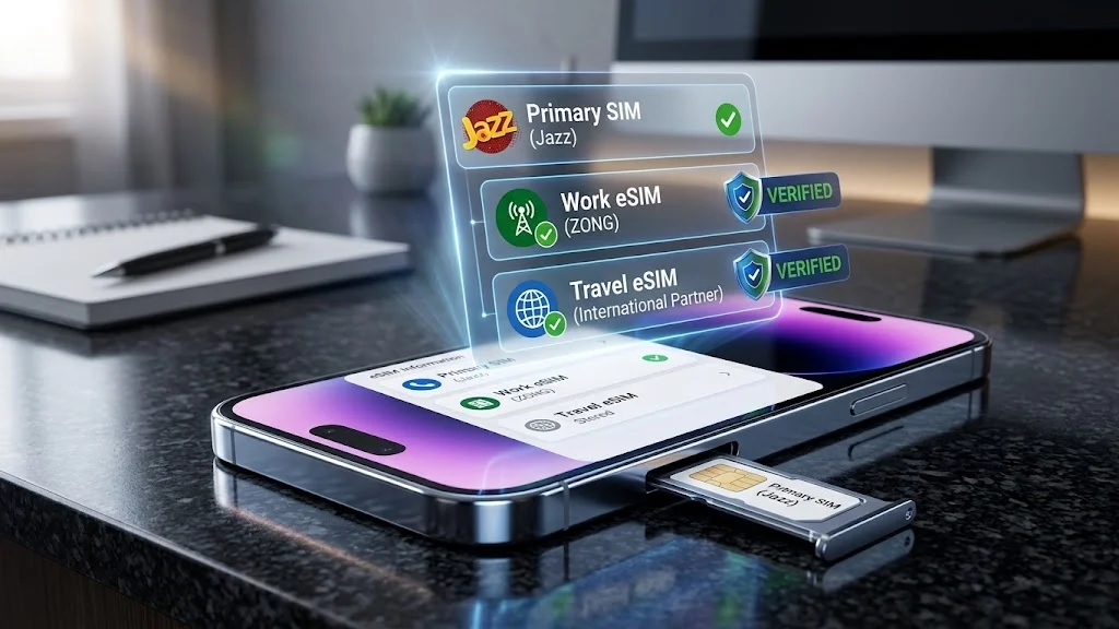 eSIM Owner Details in Pakistan 2026 – SIM Registration, Verification, Networks & Activation