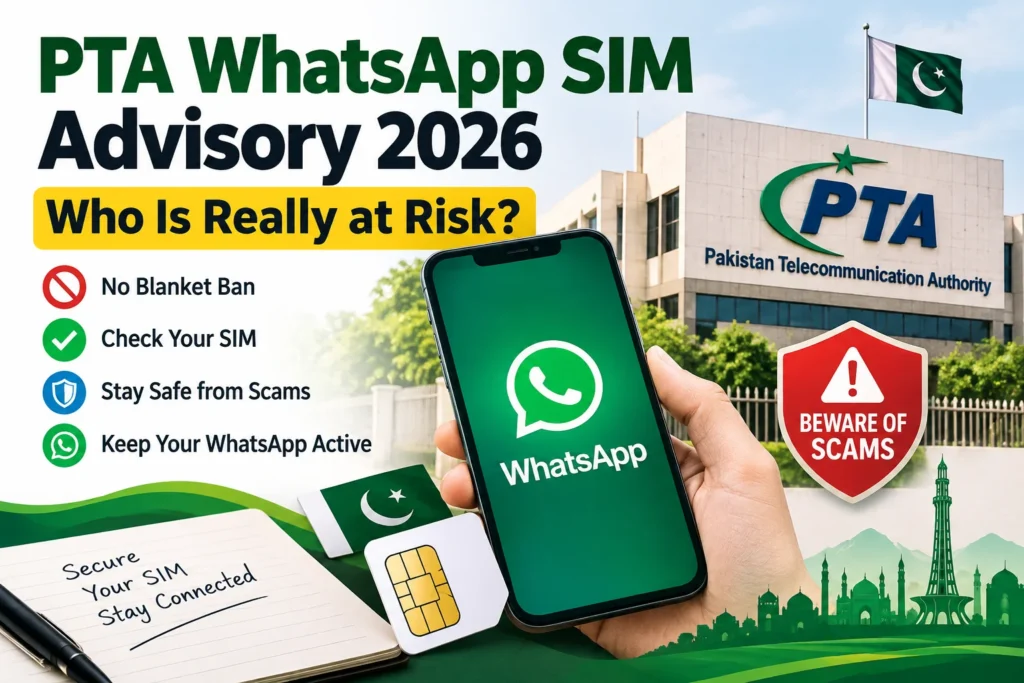 PTA WhatsApp SIM Advisory 2026: Who Is Really at Risk?