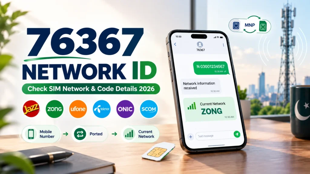 76367 Network ID in Pakistan – Check SIM Network & Code Details 2026