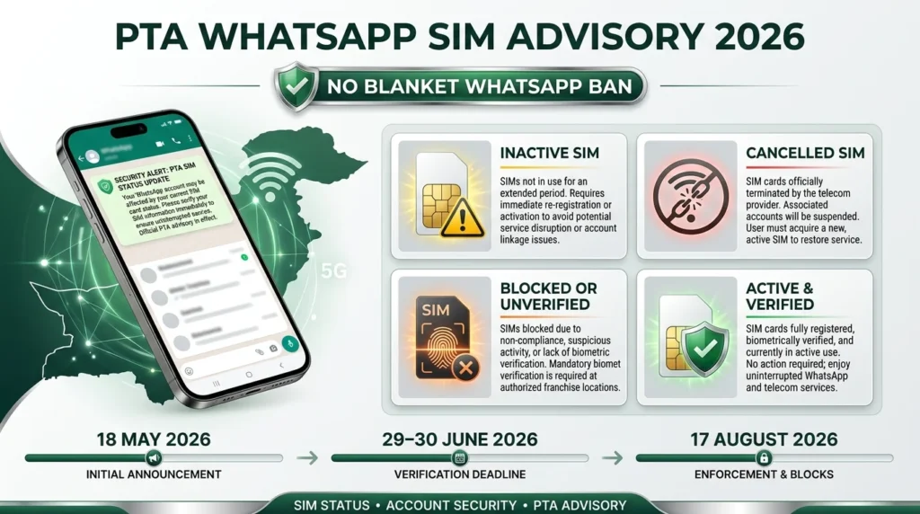 PTA WhatsApp SIM Advisory 2026: Who Is Really at Risk? 