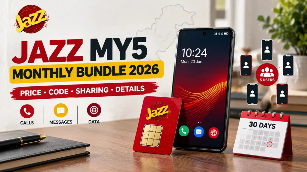 Jazz My5 Monthly Bundle 2026: Price, Code, Sharing & Details