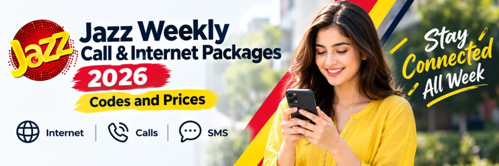 Jazz Weekly Call & Internet Packages 2026: Codes and Prices
